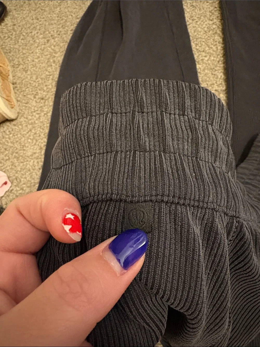 lululemon athletica ribbed Wide Leg Pants